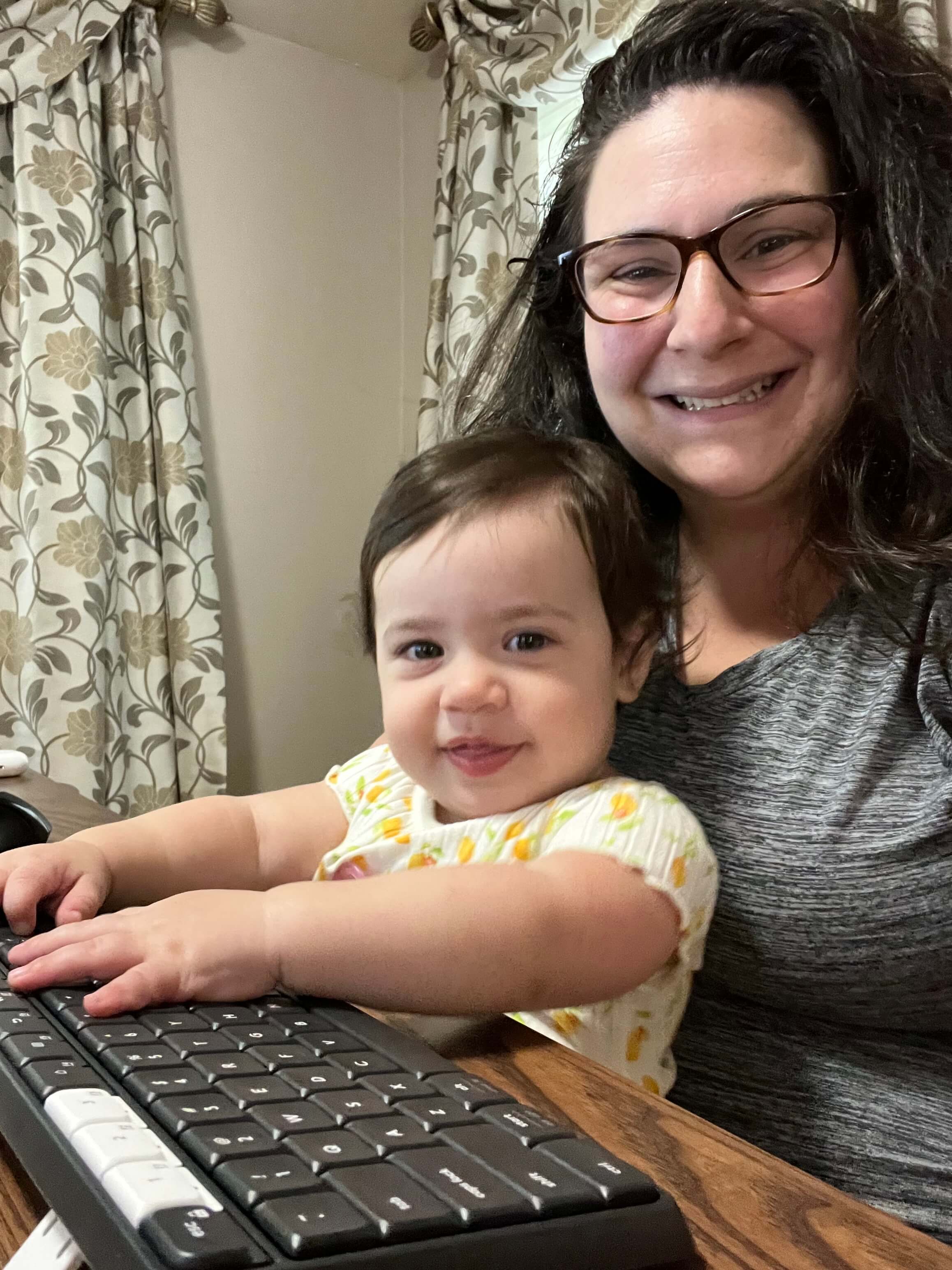 Suzanne and baby